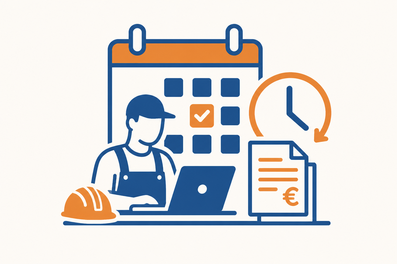 Der feste Büro-Tag im Handwerk: Schluss mit Papierkram nach Feierabend | MOIN MACHER Software